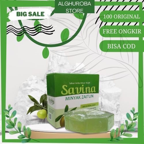 SABUN WAJAH ZAITUN Savina Herbal Tazakka Sabun Cuci Muka Pembersih Wajah ORIGINAL Transparan BPOM