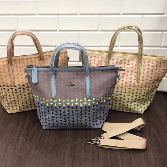 kodec1C6o-- HADIR LAGI WARNA LENGKAP  TAS LACOSTE MINI TALI PANJANG OMBRE CROCODILE