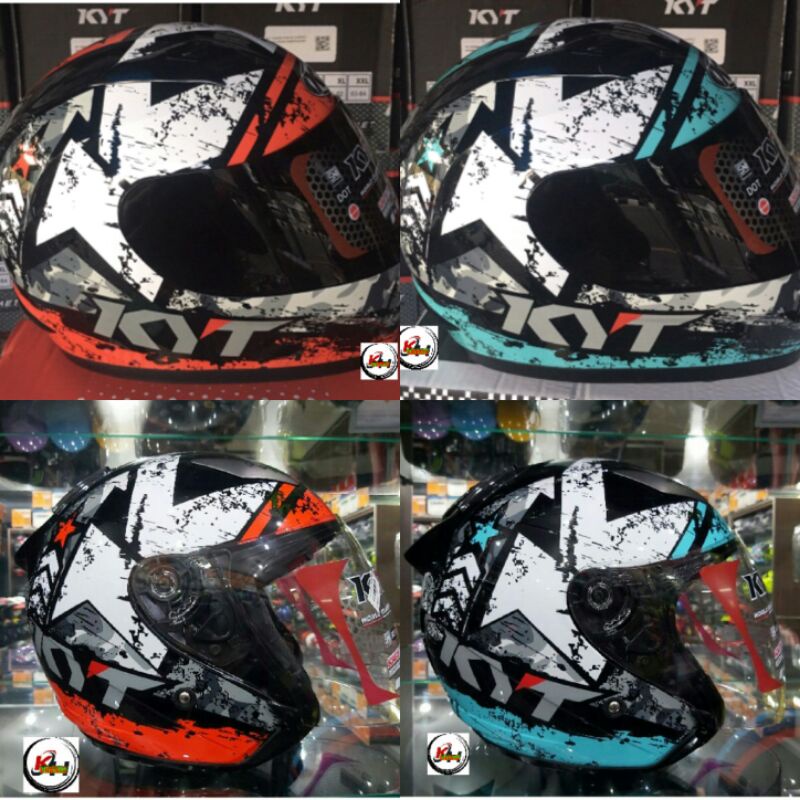 HELM KYT R10 MOTIF SERI 3 COUPLE/GALAKY R MOTIF COUPLE//HELM COUPLE