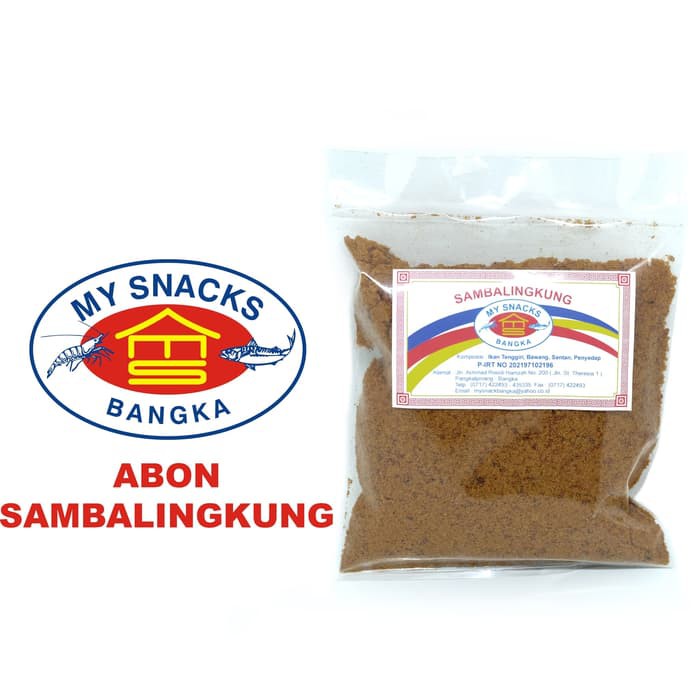 

Sambelingkung / Abon Ikan AK 250 Gram My Snacks Bangka