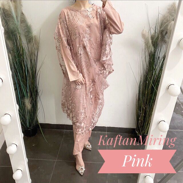 Raline Kaftan Asimetris - Kaftan Miring Set