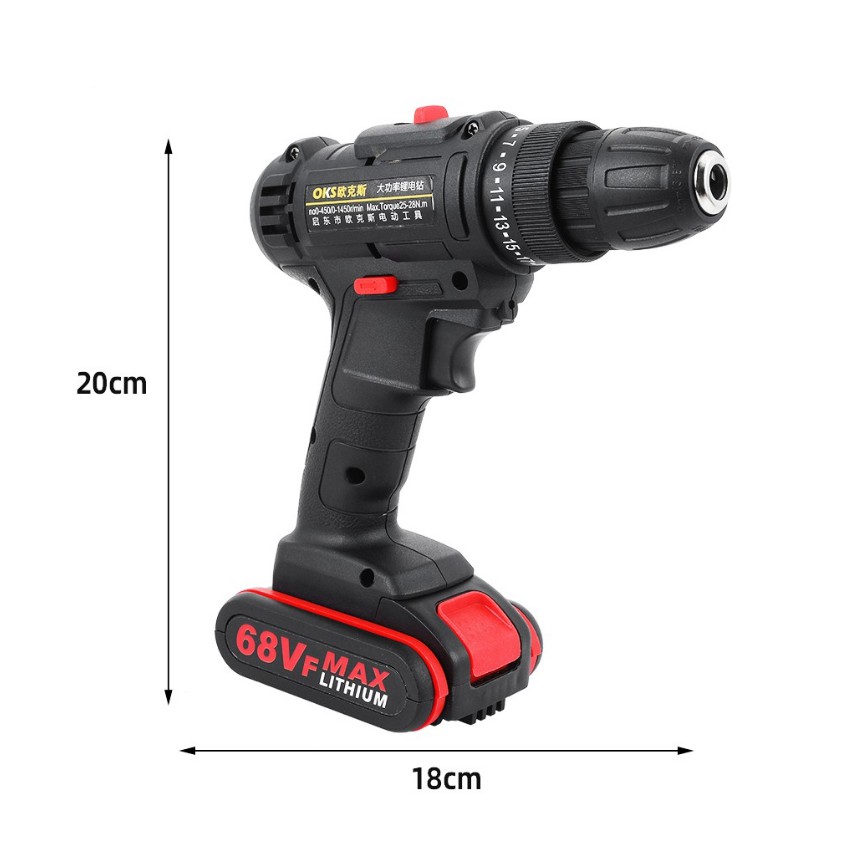 Bor Mesin Elektrik Drill 10mm Set Reversible Mesin Bor Tangan Listrik / Bor Mini