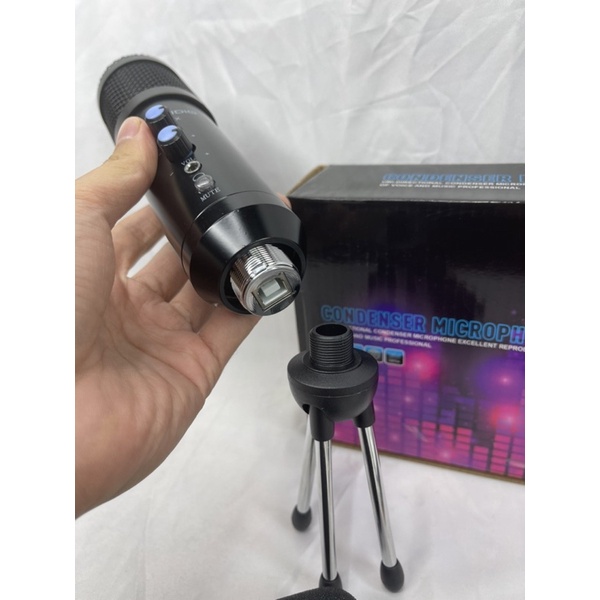 [OBRAL RIJEK] Tech Microphone Condenser USB Mikrofon with Stand -UD-900FX