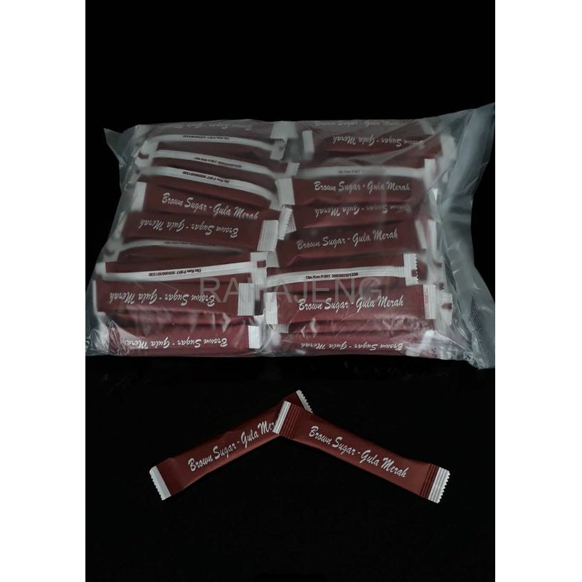 

Gula Merah / Brown Sugar Kemasan Stik / Stick TERMURAH 125pcs