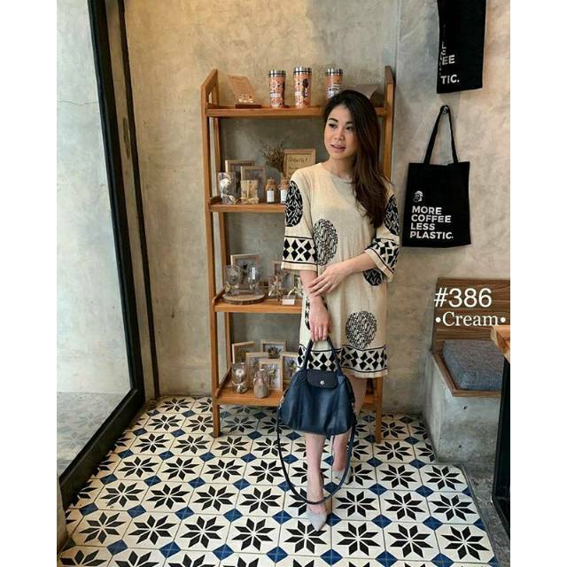 386 DRESS RAJUT KNIT WANITA