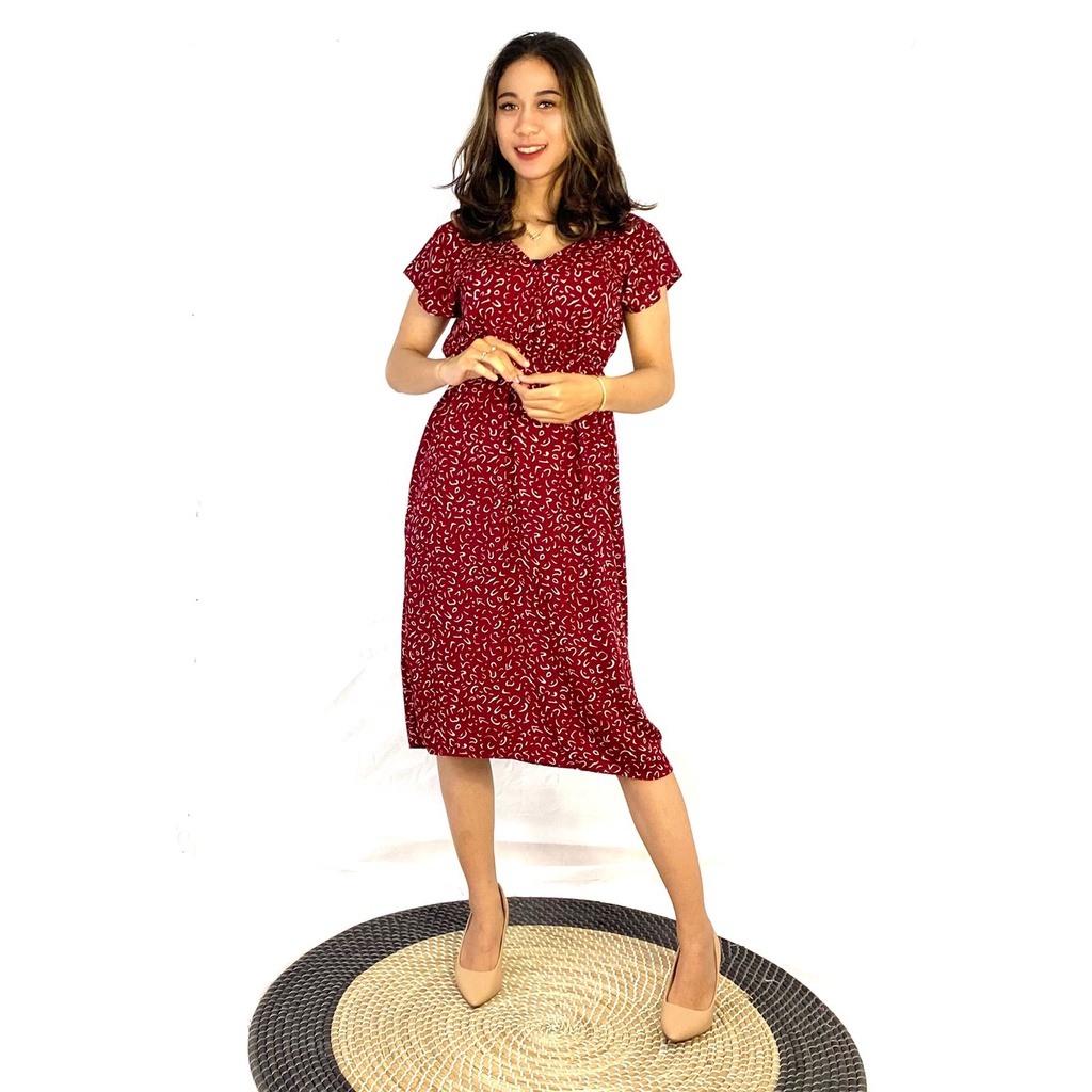 Daster Dress Manohara Bali-MN - BAILEY NAVY