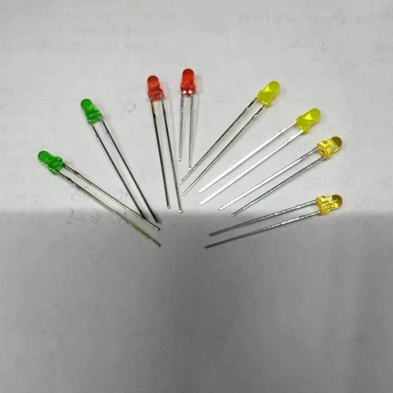 Led 3mm merah ,hijau ,kuning, oren