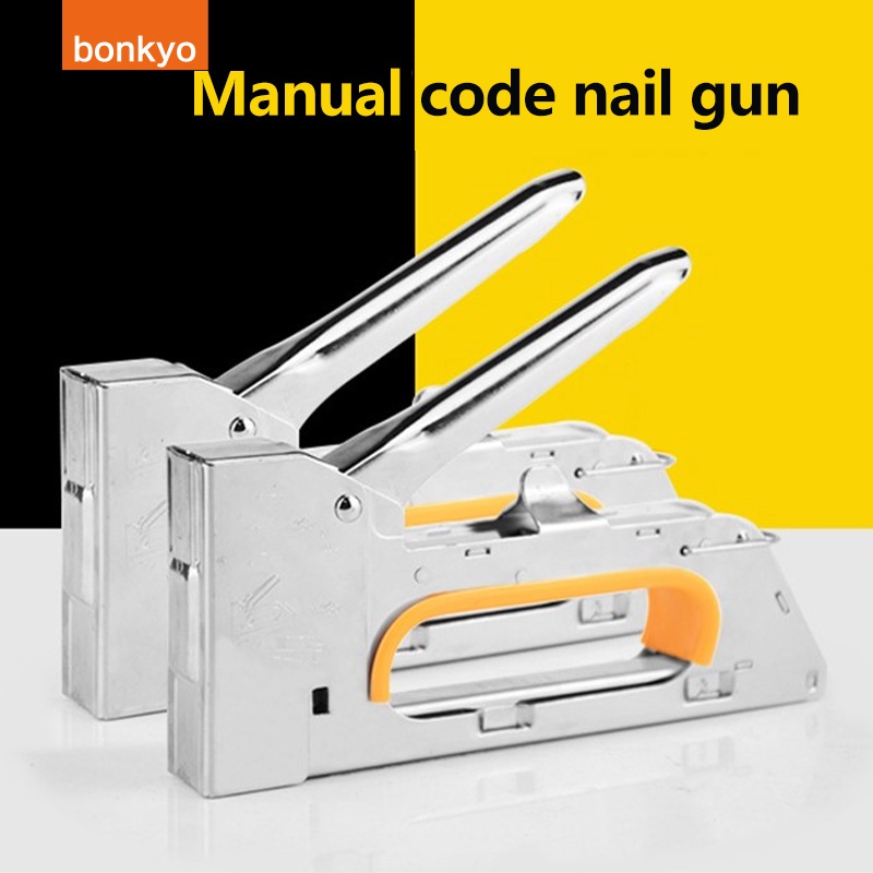 Bonkyo Hardware Stapler Tembak Dan Isinya yang cocok Guntacker dan isi guntacker yang cocok Steples + ISI Guntacker