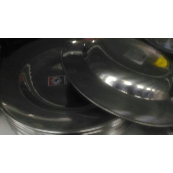 Piring Makan Stainless Steel / Deep Plate 9" ZEBRA Thailand