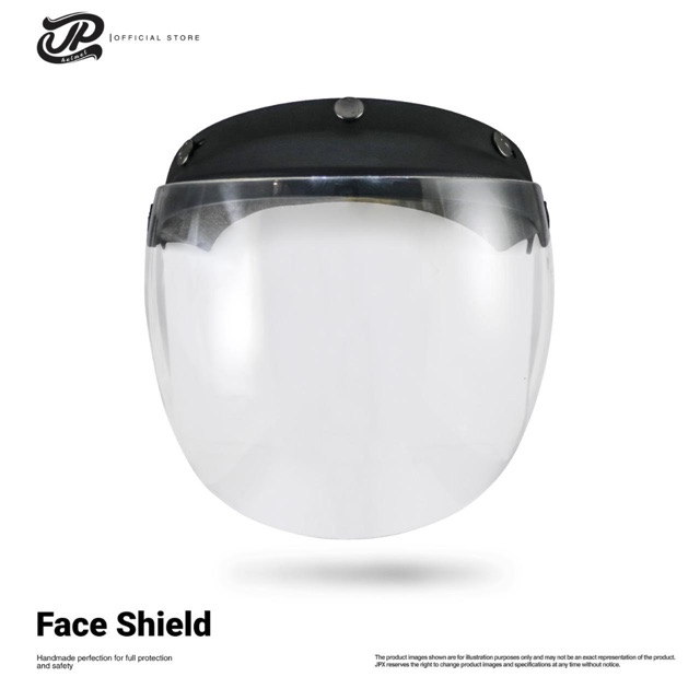 MASKER HELM FACE SHIELD Pelindung wajah bahan ABS &amp; Polycarbonate APD CORONA COVID