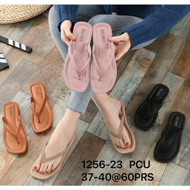 Sandal Jepit Import IRIS Gliter/ Sandal Wanita Jelly 1256-23