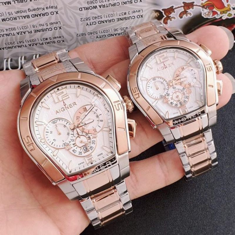 Jam Tangan Aigner Palermo Chronograph Aktif Original