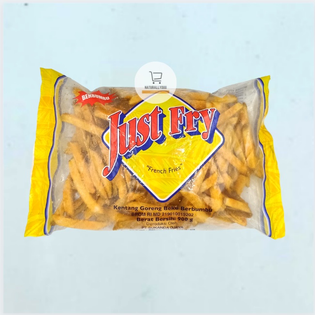 Just Fry French Fries Seasoned Coated 900Gr / Kentang Goreng Berbumbu