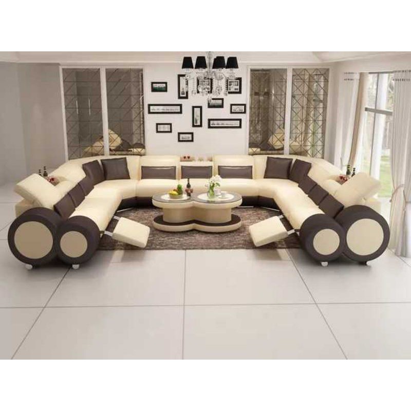 SOFA MODEL TERBARU / KURSI RUANG TAMU SUPER MEWAH/ STUDIO/ SOFA RUANG KELUARGA/CREAM