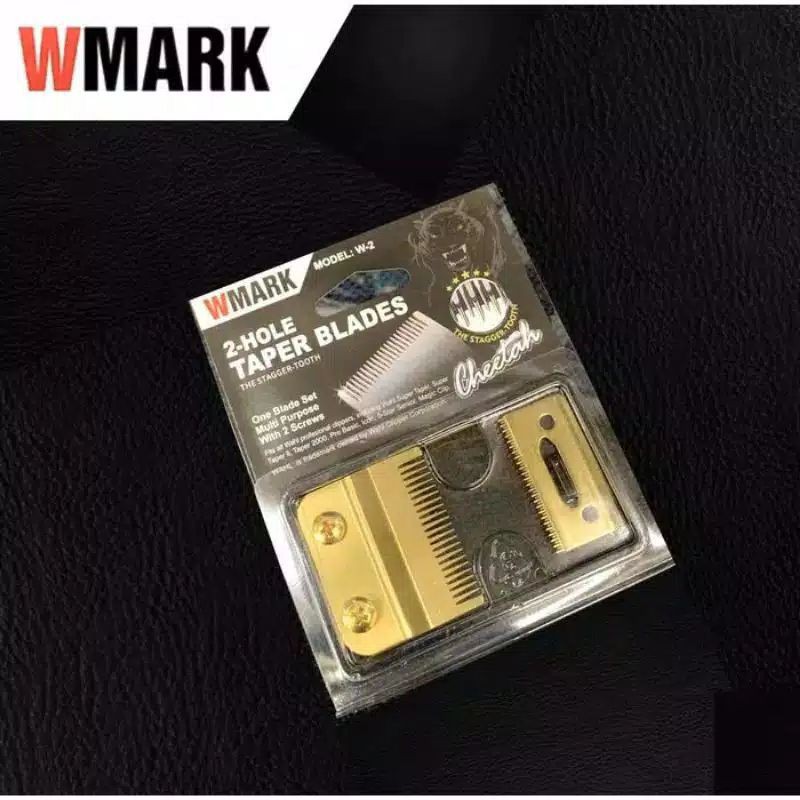 Mata Pisau Cukur Wahl Super Taper 2 Hole Magic Clip Clipper Blade Gold WMARK