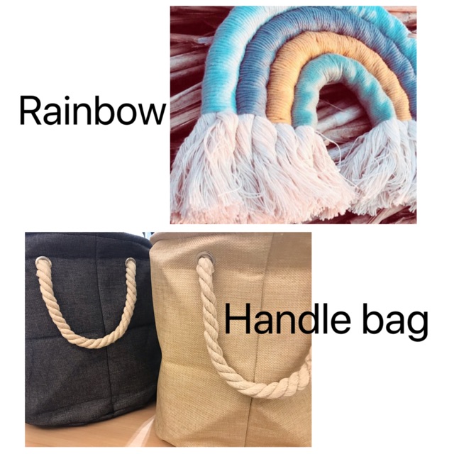 Tali Katun Macrame Natural uk Besar 1ply dan 3ply