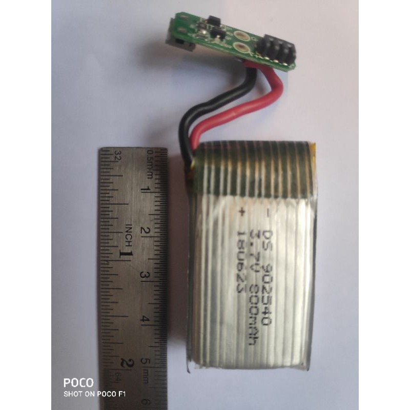 Battery Drone Lipo 3.7v 800mah include Chips Module