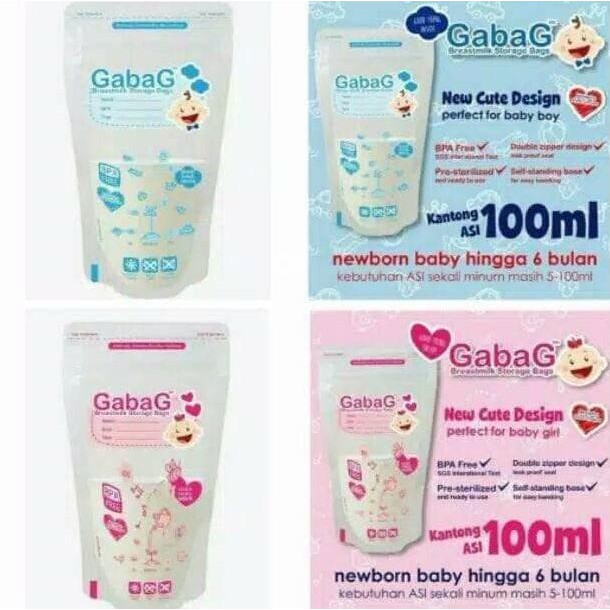 Kantong ASI Perah Gabag 100ml Kantong Susu ASI - Penyimpan ASI Steril