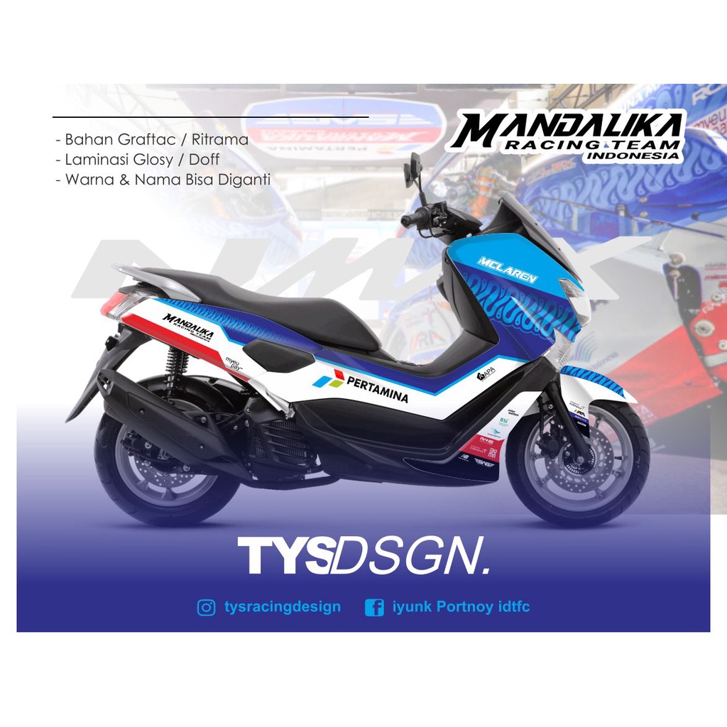 DECAL NMAX MANDALIKA