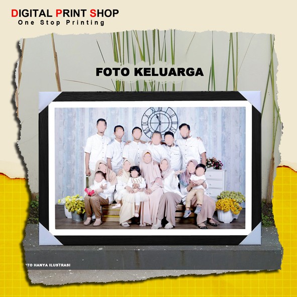 Cetak Foto KANVAS 16Rs (40x60cm) Foto Keluarga/ Wedding/ Prewedding/ Wisuda dll