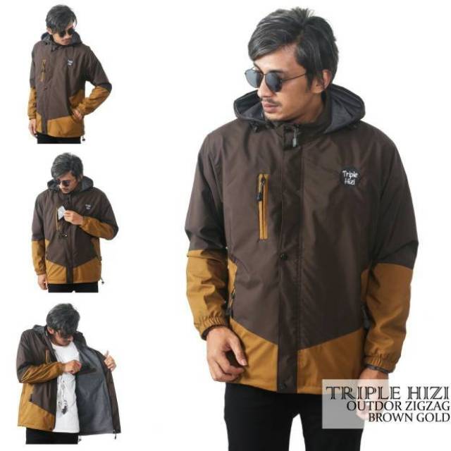 JAKET OUTDOOR ZIGZAG  / WINDBREAKER TRIPLEHI** / JAKET PARASUT  / JAKET HIKING