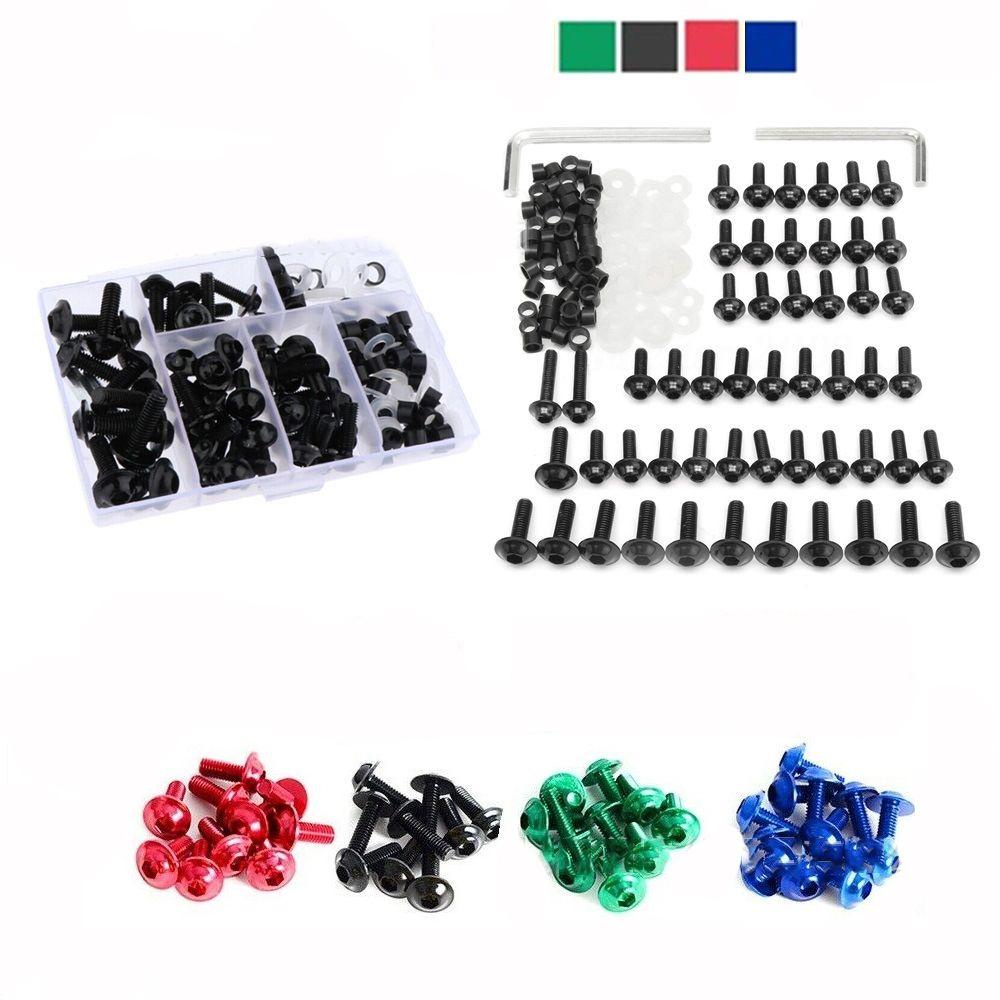 Nanas 158pcs Sekrup Baut Fairing Aksesoris Motor Sekrup Mur Kit CNC Motor Screw