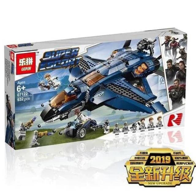 Lepin 07122 avengers endgame pesawat superhero marvel