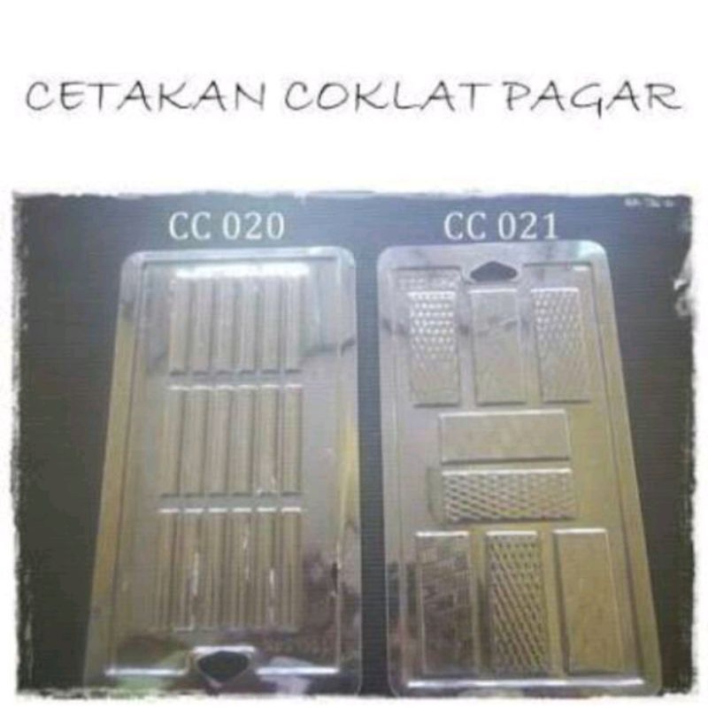 Cetakan cokelat pagar/pagar coklat 2varian/pilihan