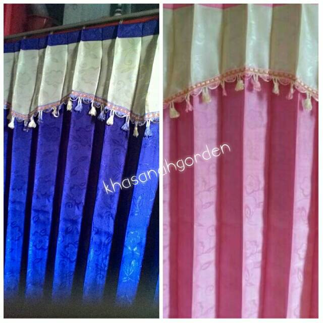 Gorden Kaitan Cantolan Kawat S Reil Biasa Gorden Poni Renda Gorden Pintu Gorden Jendela Gorden Rumah Shopee Indonesia