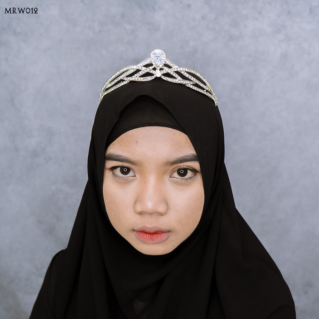 [STOCK TERBATAS] CROWN ACCESORIES MAHKOTA BRIDAL WOMEN PREMIUM HIJAB MRW012