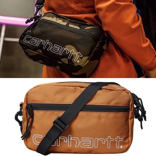 Waistbag Tas Carhartt Work In Progress Team Script Bag / Tas Waistbag Carhartt