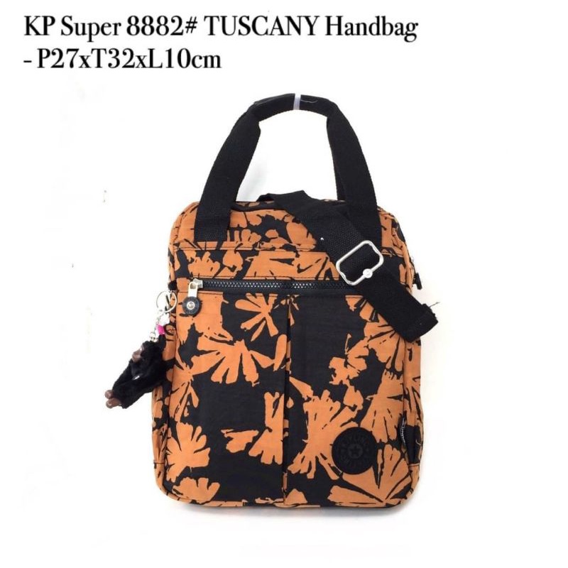 Tas wanita 3 fungsi tenteng selempang ransel kipling 8882 tuscany backpack