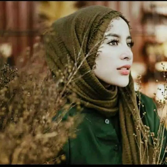Termurah Pashmina Crinkle Azara / Pashmina Crinkle / Crinkle Azara-Army