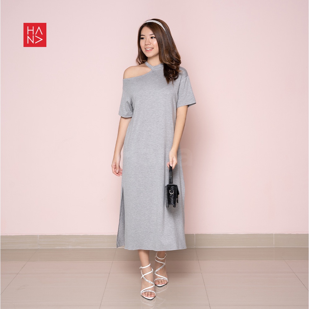 Hana Fashion - Gita Long Dress Korean / Basic Dress Maxi - CD071
