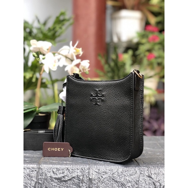 Tory Burch Thea Mini Web SB in Black
