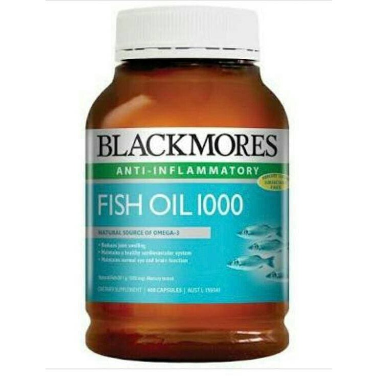 Omega Minyak ikan Fish Oil Blackmores 400 Kapsul