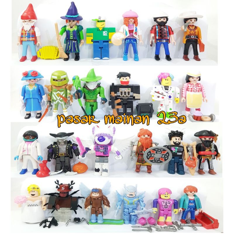 Maina Anak Roblox Set 24 karakter / Minifigure Pajangan Roblox Special Editiom