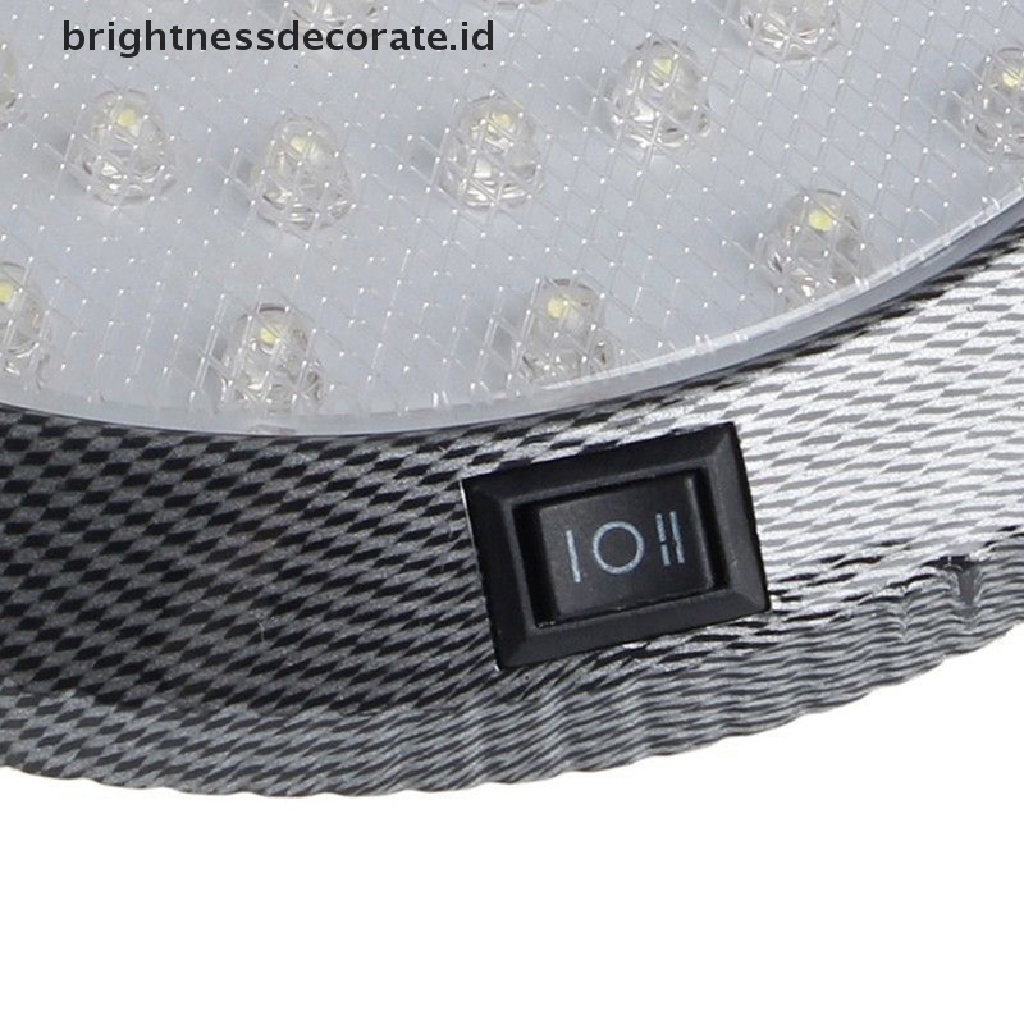 Lampu 46 Led Warna Putih Untuk Interior Atap Mobil