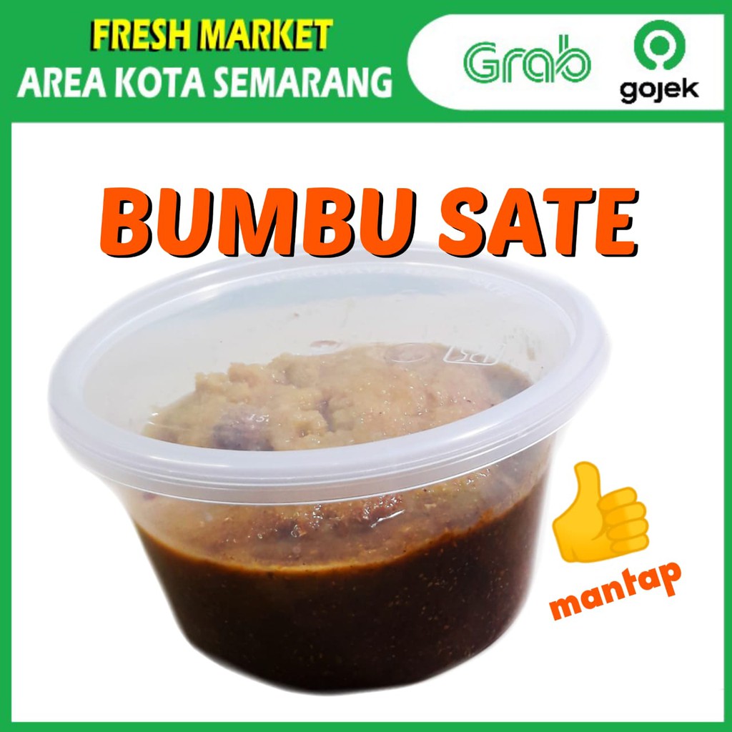 

[FRESH MARKET] Bumbu Instan Sate 200gr KIRIM GRAB area kota semarang