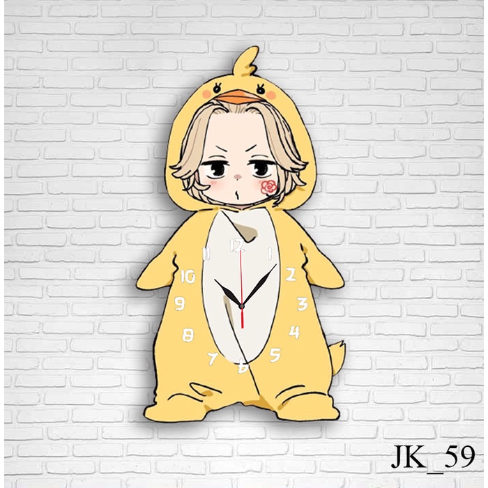 Jam Dinding Karakter Tokyo Revengers Pajangan Dinding Anime Jam Karakter JK59