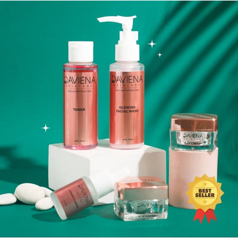 PAKET GLOWING DAVINA SKINCARE DAVINA GLOWING SERIES