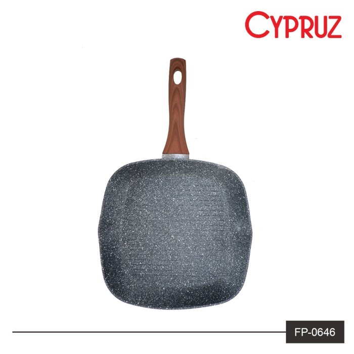 Grill Pan Marble merk Cypruz 24 cm kompor induksi