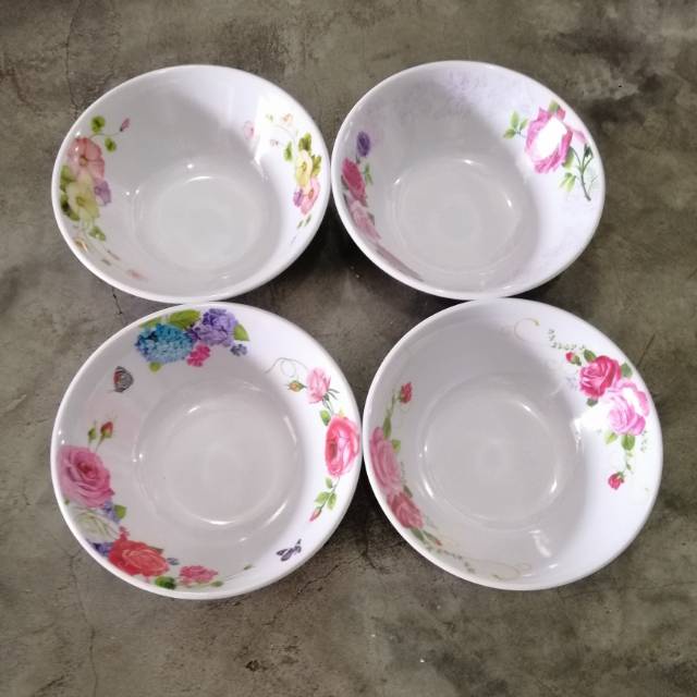 Mangkok Makan Melamine Melamin 18cm - Singa Singi MB-7