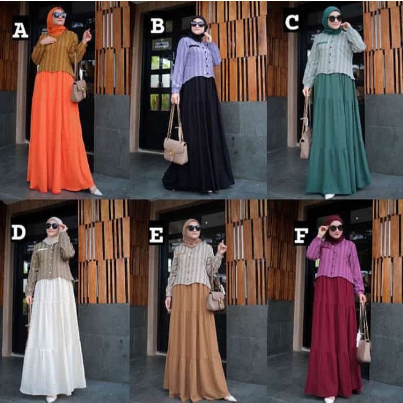 Naura Dress Original Brand Restu Mandeh