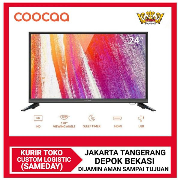 Penawaranspesial COOCAA 24TB1000 USB MOVIE HARD PANEL LED HD TV Berkualitas