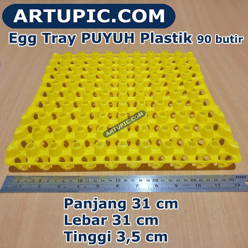 Egg Tray Puyuh Rak Tetas Tempat Telur Burung Puyuh Plastik