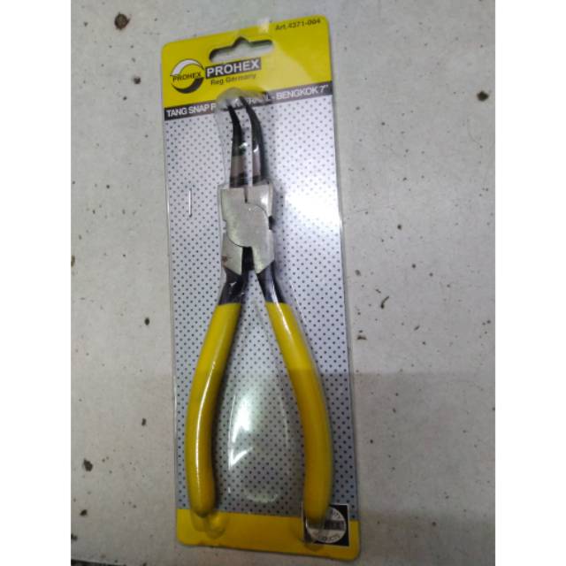 Tang Snap Ring Internal bengkok 7 inch Prohex