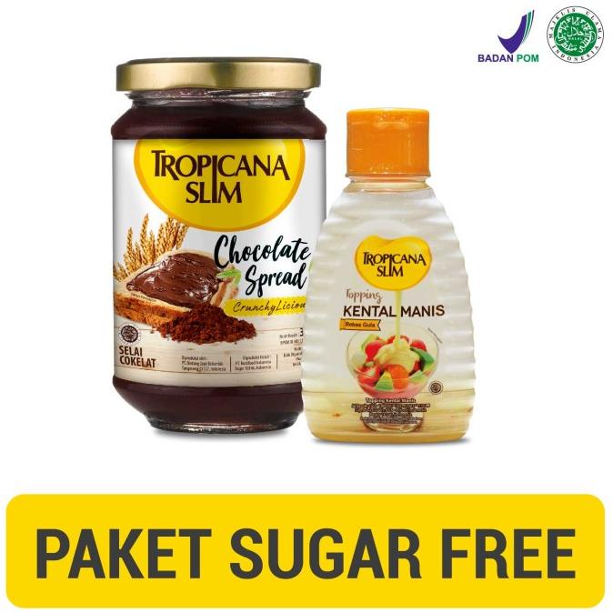 

Tropicana Slim Chocolate Spread 300Gr + Topping Kental Manis 150Ml