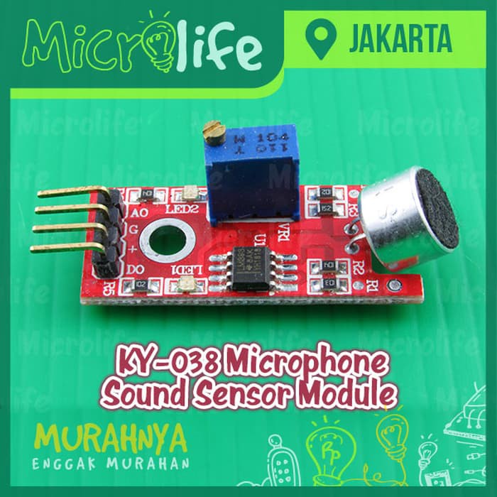 Ky-038 Microphone Sound Sensor Module