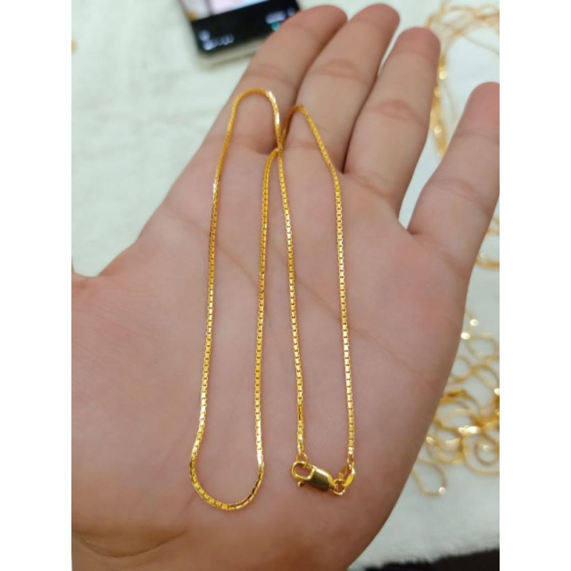 KALUNG DEWASA ITALI PERAK 925 LAPIS MAS 24K